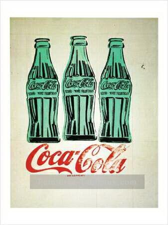 Bouteilles de coke Andy Warhol Peintures à l'huile
